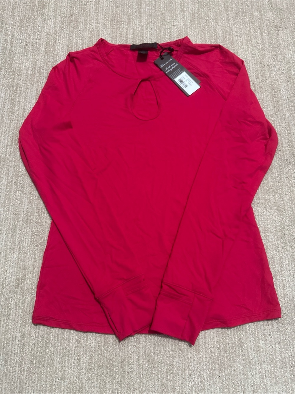 Greyson Womens M Scarlett Tulia Top NWT Long Sleeve Golf Thumbhole Performance